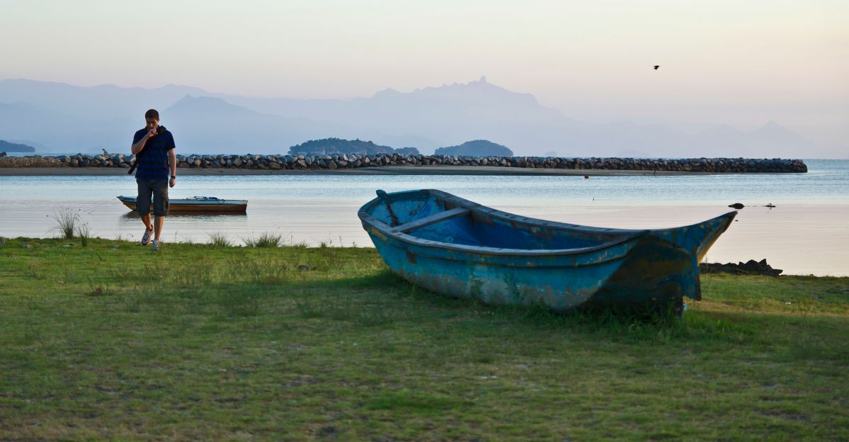 Sunset on Paraty  Brazil