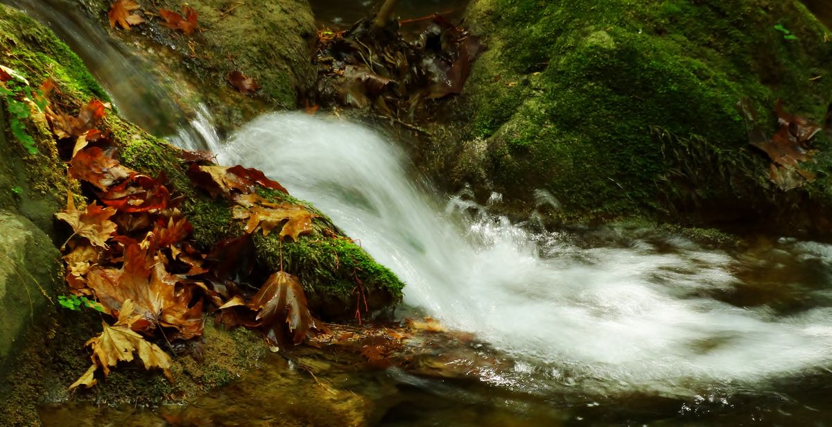 Little waterfall in Samos Greece