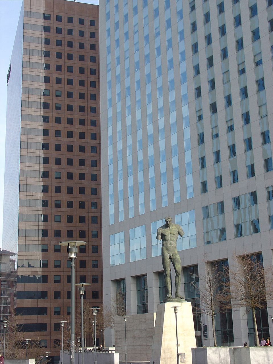 Le quartier de La Défense à Paris en France