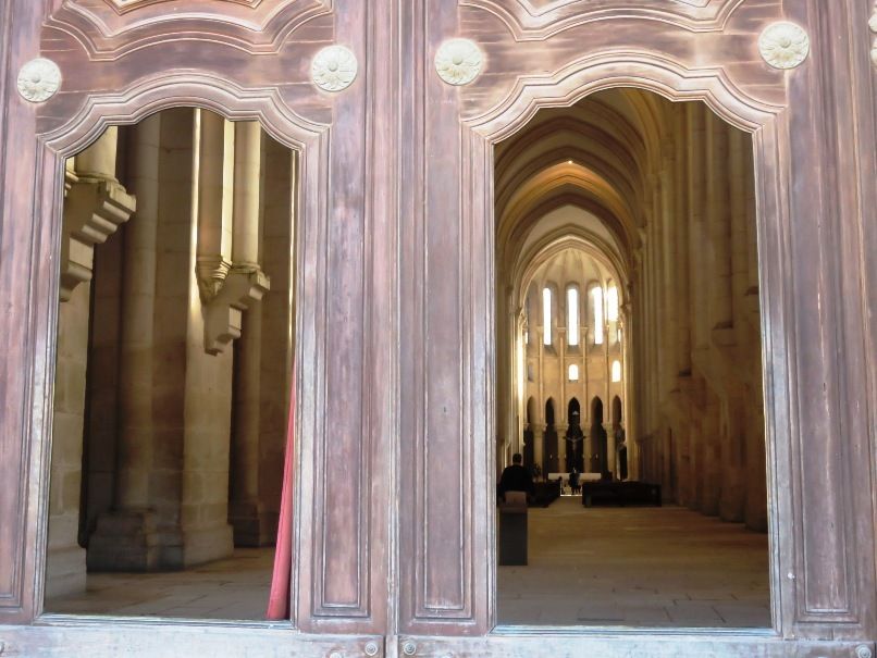 ENtrance of Alcobaça monastery / Portugal