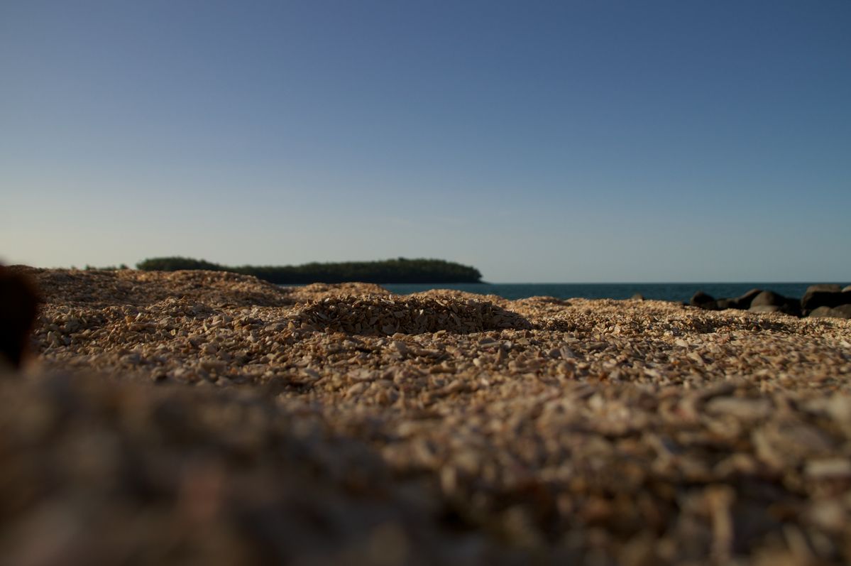 Devil's Island - On the beach