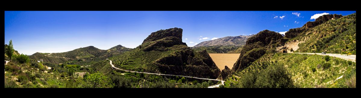 Panorámica del embalse de Castril.